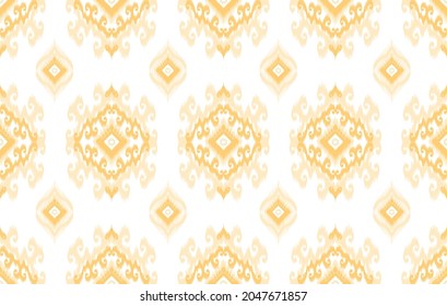 Patrón étnico de Ikat. Moqueta de tela azteca mandala adorno boho chevron decoración textil papel de pared. Antecedentes de los vectores orientales del bordado tradicional indígena tribal de pavo africano 