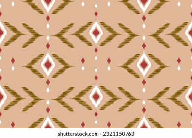 ikat Ethnic pattern design for background,carpet,wallpaper,clothing,wrapping,Batik,fabric,Vector illustration.embroidery style.