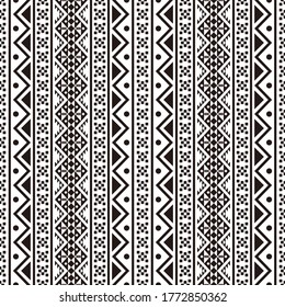 Seamless Borders Pattern Mehndi Henna Drawing Stock Vector (Royalty ...