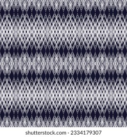 ikat ethnic seamless pattern. abstract ogee textured