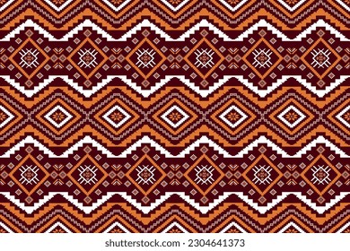 El diseño de la decoración de los patrones étnicos Ikat es impecable. Moqueta de tela azteca con mandalas y papel tapizado. Ornamentos tribales de origen africano vector tradicional de bordado folclórico americano 