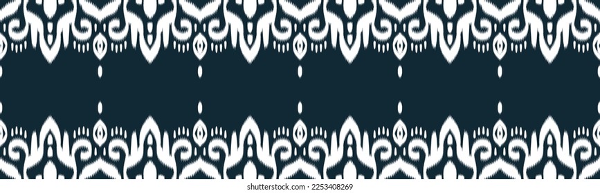 Ikat Ethnic Seamless Pattern Design in tribalt vertical. Geomatirc tribal vector texture. Figure tribal embroidery. backgroud Vector illustration EP.3.background color can be changedDesign 