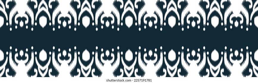 Ikat Ethnic Seamless Pattern Design in tribalt vertical. Geomatirc tribal vector texture. Figure tribal embroidery. backgroud Vector illustration EP.14.background color can be changedDesign 