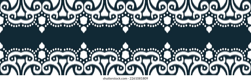 Ikat Ethnic Seamless Pattern Design in tribalt vertical. Geomatirc tribal vector texture. Figure tribal embroidery. backgroud Vector illustration EP.25.background color can be changedDesign 