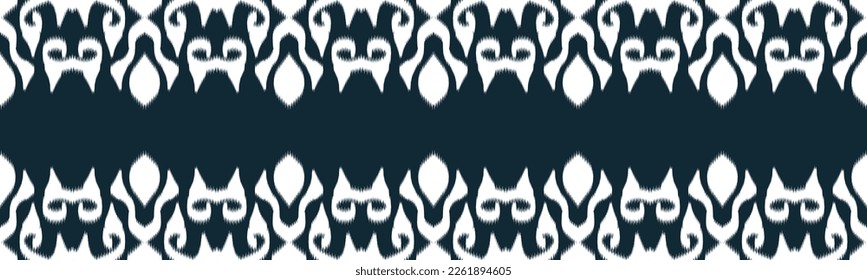 Ikat Ethnic Seamless Pattern Design in tribalt vertical. Geomatirc tribal vector texture. Figure tribal embroidery. backgroud Vector illustration EP.31.background color can be changedDesign 