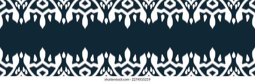 Ikat Ethnic Seamless Pattern Design in tribalt vertical. Geomatirc tribal vector texture. Figure tribal embroidery. backgroud Vector illustration EP.56.background color can be changedDesign 