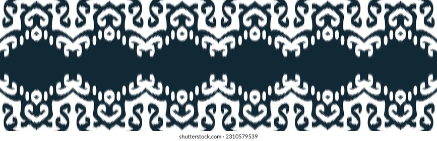 Ikat Ethnic Seamless Pattern Design in tribalt vertical. Geomatirc tribal vector texture. Figure tribal embroidery. backgroud Vector illustration EP.88.background color can be changedDesign 