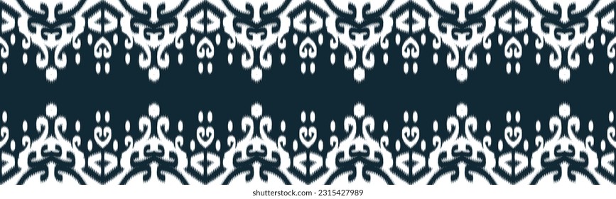 Ikat Ethnic Seamless Pattern Design in tribalt vertical. Geomatirc tribal vector texture. Figure tribal embroidery. backgroud Vector illustration EP.90.background color can be changedDesign 