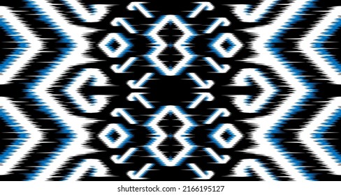 ikat ethnic seamless pattern geometric design cloth vector background on the fabric in other Asian countries EP.2.Vintage ornament print. Great for fabric and textile, wallpaper, packaging