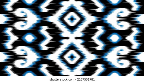 ikat ethnic seamless pattern geometric design cloth vector background on the fabric in other Asian countries EP.4.Vintage ornament print. Great for fabric and textile, wallpaper, packaging
