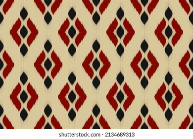 Ikat ethnic seamless pattern traditional. Design for background, wallpaper, vector illustration, textile, fabric, clothing, batik, carpet, embroidery.