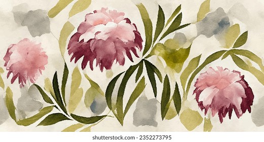 Ikat ethnic tribal, boho colors  seamless wallpaper. Ethnic Ikat abstract background art. .. Motif ethnic handmade beautiful Ikat art.  