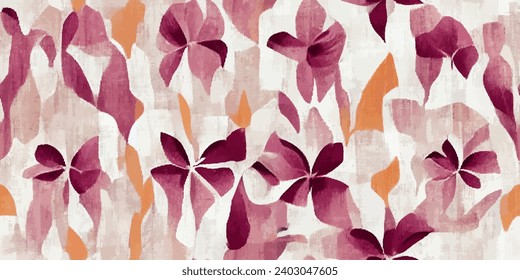 Ikat ethnic tribal, boho colors seamless wallpaper. Motif ethnic handmade seamless.  Ethnic Ikat abstract background art.Illustration for greeting cards, printing and other design project.