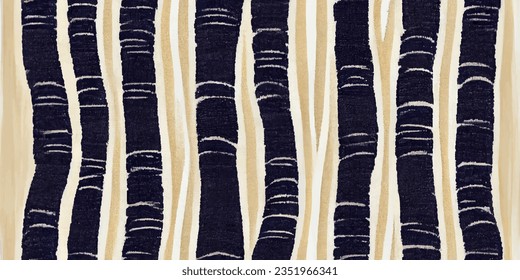 Ikat ethnic tribal, boho tie die colors  seamless wallpaper. Motif ethnic handmade beautiful Ikat art. Ethnic Ikat abstract background art. . 