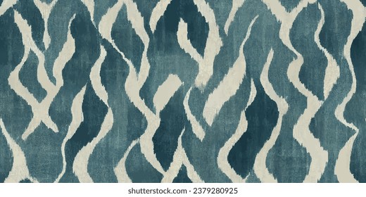 Ikat ethnic tribal, handmade beautiful Ikat art.boho colors seamless wallpaper. Ethnic Ikat abstract background art. llustration for greeting cards, printing and other design project.