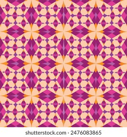 Ikat ethnic tribal ,handmade native pattern motif. Ethnic ikat abstract background art.Ikat geometric  ethnic oriental seamless pattern.Design for fabric pattern , textile ,printing and other project.