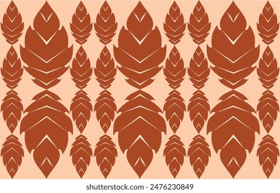 Ikat ethnic tribal ,handmade native pattern motif. Ethnic ikat abstract background art.Ikat geometric  ethnic oriental seamless pattern.Design for fabric pattern , textile ,printing and other project.