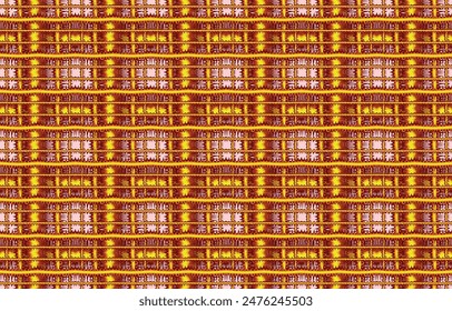 Ikat ethnic tribal ,handmade native pattern motif. Ethnic ikat abstract background art.Ikat geometric  ethnic oriental seamless pattern.Design for fabric pattern , textile ,printing and other project.