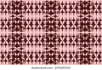 Ikat ethnic tribal ,handmade native pattern motif. Ethnic ikat abstract background art.Ikat geometric  ethnic oriental seamless pattern.Design for fabric pattern , textile ,printing and other project.