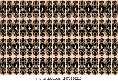 Ikat ethnic tribal ,handmade native pattern motif. Ethnic ikat abstract background art.Ikat geometric  ethnic oriental seamless pattern.Design for fabric pattern , textile ,printing and other project.