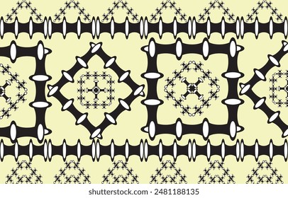 
Ikat ethnic tribal ,handmade native pattern motif. Ethnic ikat abstract background art.Ikat geometric  ethnic oriental seamless pattern.Design for fabric pattern , textile ,printing and other project