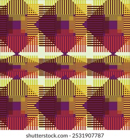 Ikat ethnic tribal ,handmade native pattern motif. Ethnic ikat abstract background art.Ikat geometric  ethnic oriental seamless pattern.Design for fabric pattern , textile ,printing and other project.