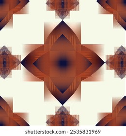 Ikat etnische stam ,handgemaakte inheemse patroon motief. Etnische ikat abstracte achtergrond art.Ikat geometrische etnische oosterse naadloze patroon.Design voor stof patroon, textiel ,printing en ikat patroon.