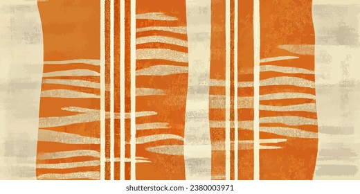 Ikat ethnic tribal, handmade seamless wallpaper. Ethnic Ikat abstract background art. llustration for greeting cards, printing and other design project.