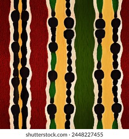 Ikat ethnic tribal, handmade seamless wallpaper. Ethnic Ikat abstract background art. llustration for greeting cards, printing and other design project.