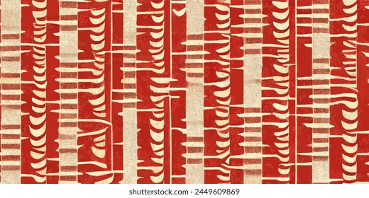 Ikat ethnischen Stamm, handgefertigte nahtlose Bildschirmhintergrund. Ethnische Ikat abstrakte Hintergrund Kunst. Illustration für Grußkarten, Druck und andere Design-Projekt.