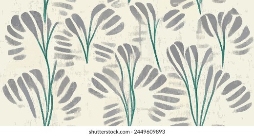 Ikat ethnic tribal, handmade seamless wallpaper. Ethnic Ikat abstract background art. llustration for greeting cards, printing and other design project.