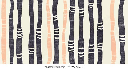 Ikat ethnic tribal, handmade seamless wallpaper. Ethnic Ikat abstract background art. llustration for greeting cards, printing and other design project.