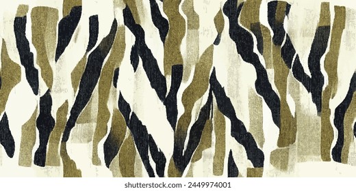 Ikat ethnic tribal, handmade seamless wallpaper. Ethnic Ikat abstract background art. llustration for greeting cards, printing and other design project.