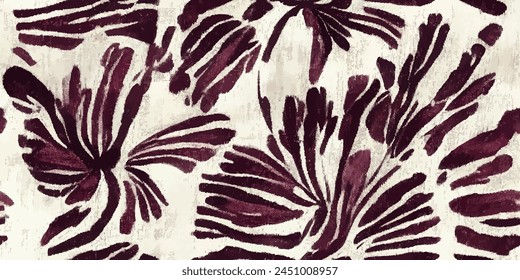 Ikat ethnic tribal, handmade seamless wallpaper. Ethnic Ikat abstract background art. llustration for greeting cards, printing and other design project.