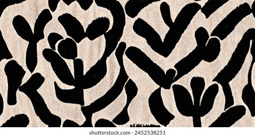 Ikat ethnic tribal, handmade seamless wallpaper. Ethnic Ikat abstract background art. llustration for greeting cards, printing and other design project.