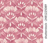 Ikat ethnic tribal seamless pattern,  Handmade seamless wallpaper. Ethnic Ikat abstract background art. llustration for greeting cards, printing and other design project.