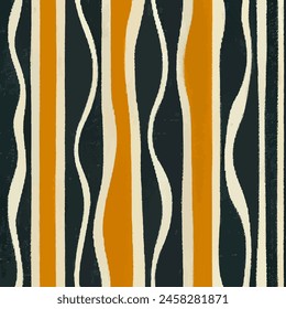 Patrón sin costuras tribales étnicas Ikat, Fondo de pantalla sin costuras hecho a mano. Ikat étnico abstracto arte de fondo. ilustración para tarjetas de felicitación, impresión y otro proyecto de diseño.