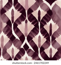 Ikat ethnic tribal seamless pattern,  Handmade seamless wallpaper. Ethnic Ikat abstract background art. llustration for greeting cards, printing and other design project.