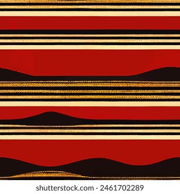 Ikat ethnic tribal seamless pattern,  Handmade seamless wallpaper. Ethnic Ikat abstract background art. llustration for greeting cards, printing and other design project.
