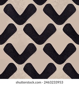 Ikat ethnic tribal seamless pattern,  Handmade seamless wallpaper. Ethnic Ikat abstract background art. llustration for greeting cards, printing and other design project.