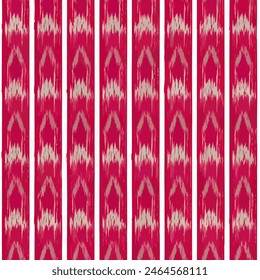 Ikat ethnic tribal seamless pattern,  Handmade seamless wallpaper. Ethnic Ikat abstract background art. llustration for greeting cards, printing and other design project.