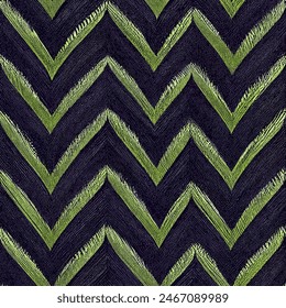 Ikat ethnic tribal seamless pattern, Ethnic Ikat abstract background art.  Handmade seamless wallpaper. llustration for greeting cards, printing and other design project.