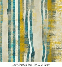 Patrón sin fisuras tribales de Ikat, arte de fondo abstracto de Ikat étnico. Fondo de pantalla sin fisuras hecho a mano. ilustración para tarjetas de felicitación, impresión y otro proyecto de diseño.