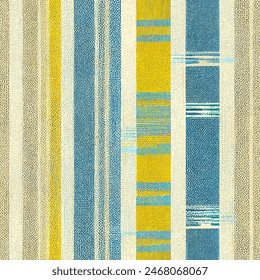 Patrón sin fisuras tribales de Ikat, arte de fondo abstracto de Ikat étnico. Fondo de pantalla sin fisuras hecho a mano. ilustración para tarjetas de felicitación, impresión y otro proyecto de diseño.