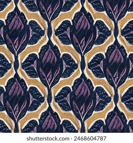Patrón sin fisuras tribales de Ikat, arte de fondo abstracto de Ikat étnico. Fondo de pantalla sin fisuras hecho a mano. ilustración para tarjetas de felicitación, impresión y otro proyecto de diseño.