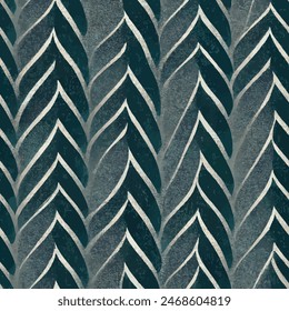 Patrón sin fisuras tribales de Ikat, arte de fondo abstracto de Ikat étnico. Fondo de pantalla sin fisuras hecho a mano. ilustración para tarjetas de felicitación, impresión y otro proyecto de diseño.