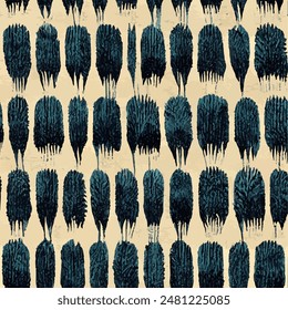 Patrón sin costuras tribales étnicas Ikat, Fondo de pantalla sin costuras hecho a mano. Ikat étnico abstracto arte de fondo. ilustración para tarjetas de felicitación, impresión y otro proyecto de diseño.