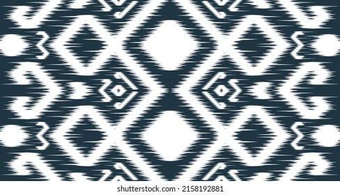 ikat ethnic white pattern design cloth vector background. Seamless on the fabric in Indonesia and other Asian countries EP.5.Vintage ornament print. Great for fabric and textile, wallpaper, packaging