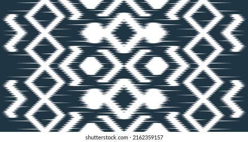 ikat ethnic white pattern design cloth vector background. Seamless on the fabric in Indonesia and other Asian countries EP.19.Vintage ornament print. Great for fabric and textile, wallpaper, packaging