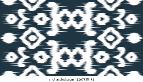 Kat ethnisch-weiße Muster Design Stoff Vektorhintergrund. Nahtlos auf dem Stoff in Indonesien und anderen asiatischen Ländern EP.37.Vintage-Ornament-Druck. Gut geeignet für Gewebe und Textilien, Tapeten, Verpackungen